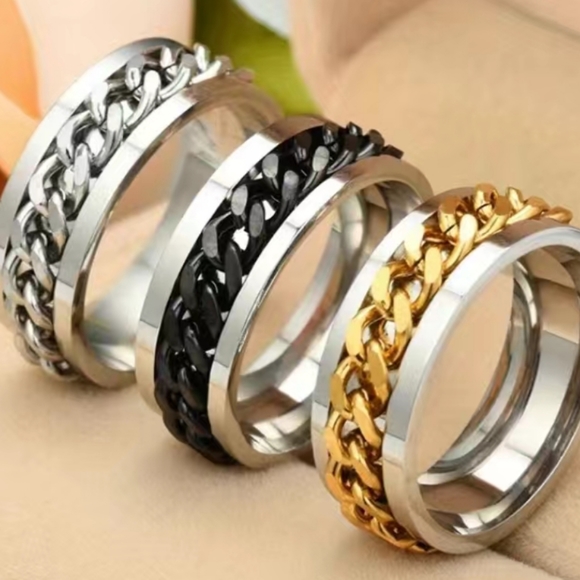 COPY - Men or womens 8mm stainless steel ring size ask if your size/color Is… - Picture 7 of 11